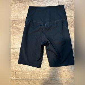 Girlfriend Collective Black High Rise Bike Short